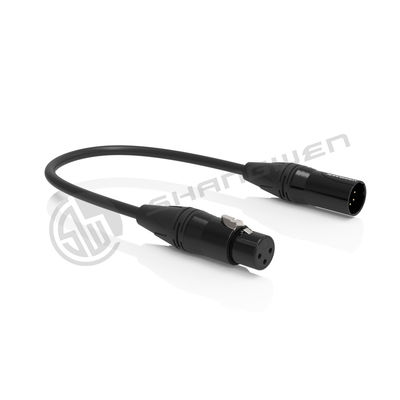 Stable XLR Connector Corrosion Resistant 3 Pin Cable Connectors Electrical
