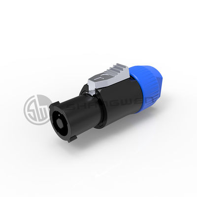 30A Loudspeaker Connector Electrical 4 Pin Speakon Connector