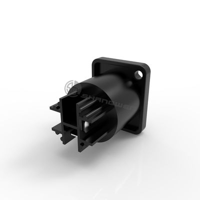 250v 20A IP65  Black Powercon Chassis Connector socket Waterproof For LED Screen