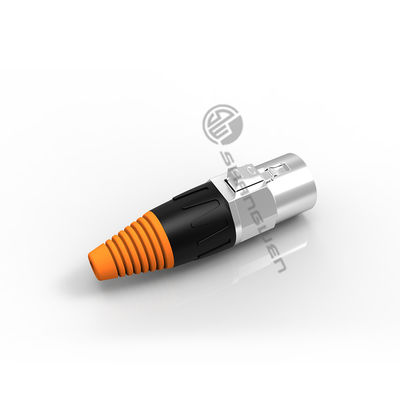 IP65 IP67 Waterproof Ethernet Chassis Connector Male Metal Button Socket