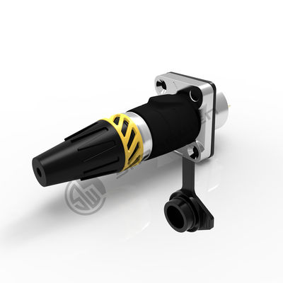 XLR  Audio Power Waterproof Socket Connector 3 Pin Microphone IP65