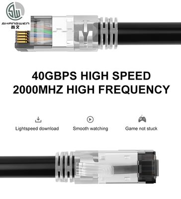 Rj45 Plug Network Lan Cable 1000ft Cat8 FTP UTP SFTP Patch Cord Ethernet Cable