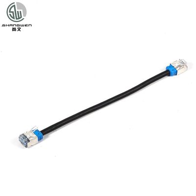 28awg Short Body FTP Patch Cord Rj45 Cat5e 4P Ethernet Communication Cable