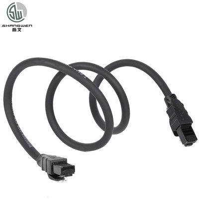 OEM Bare Copper Ethernet Cable , 24AWG 4P Cat5e Patch Cable Network