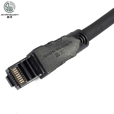 OEM Bare Copper Ethernet Cable , 24AWG 4P Cat5e Patch Cable Network