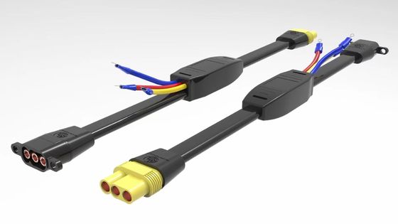 Length Custom Power Cables PVC Insulated 250V With Copper Conductor