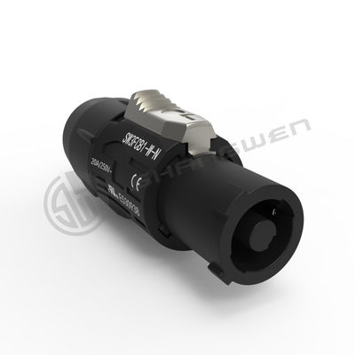 CQC Waterproof Power Connector Black Powercon Plug 250v 20A
