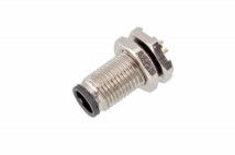M5 Male Back Mount Socket Solder Screw M5*0.5 3/4pin 20A IP67 PCB M5 Circular Connector