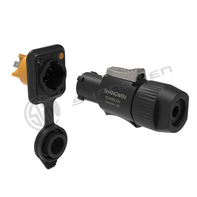 3 Pin Male female  Powertrue Connector Electrical Waterproof
