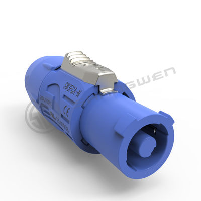 Stable Circular Power Connector 3 Pin Male Powercon for Indoor