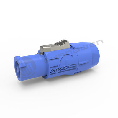 Stable Circular Power Connector 3 Pin Male Powercon for Indoor