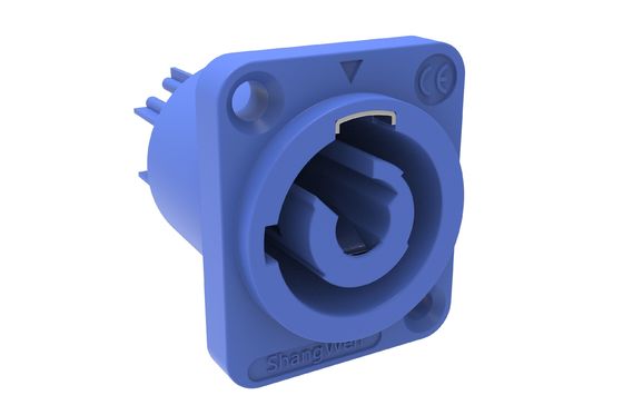 250v AC Powercon Connector Female Socket Connector Ip44 For LED Display