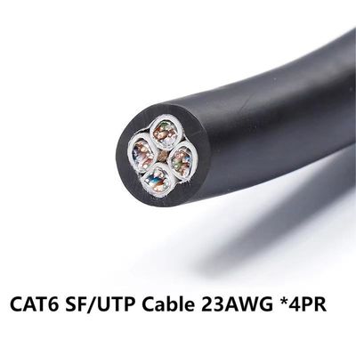 Industrial Electric CAT6 SF/UTP Network Cord Retractable Cable Reel with 8 Channel Shielded SFTP and 4x16A Signal Sockets