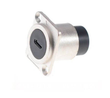 USB TYPE C Zinc Alloy Square Data Connector Dustproof Audio Data Connector for Industrial Electronics Accessories
