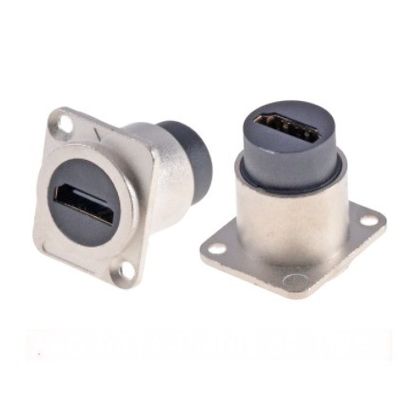 Industrial Electronics Accessories Zinc Alloy Square Data Connector for Audio Data via USB