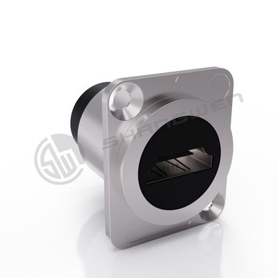 Industrial Electronics Accessories Zinc Alloy Square Data Connector for Audio Data via USB
