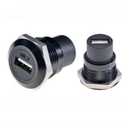 USB 2.0 Zinc Alloy Round Data Connector for Dustproof Audio Data Transfer Solution