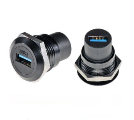 USB 3.0 Zinc Alloy Round Data Connector Dustproof Audio Data Connection for Industrial Electronics Accessories