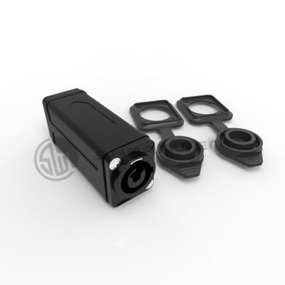 Outdoor Powercon Connector Coupler Adapter Gender Male Male Adapter Power Connector For Linking Cables