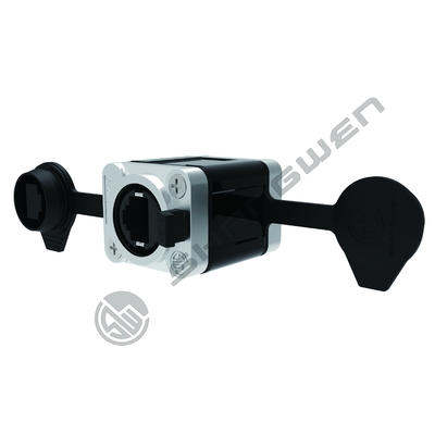 Outdoor Waterproof Ethercon RJ45 Connectors Female Adapter for Cat5e Network Power Ethernet Cable Extension Connector