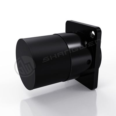90 Degree Black Shell Audio Video Connectors 9 Pin Shielded RJ45 Female Straight XLR Socket for Data Cable & USB Connector
