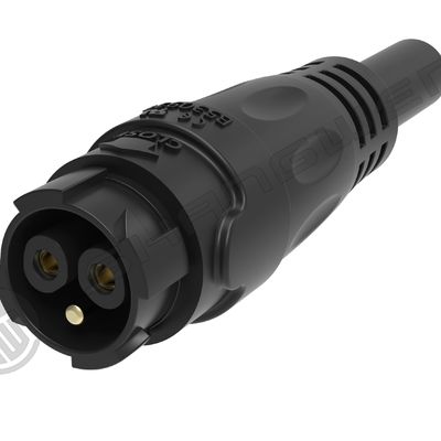 M19 Series Push-pull Self-locking Black Connection Industrial 3 Pin Female Male Plug Power  Connector M19 Male Female 3 Pin