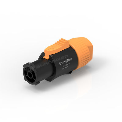 ضد آب Powercon اتصال زن فلک IP65 3 هادی 20A 250V