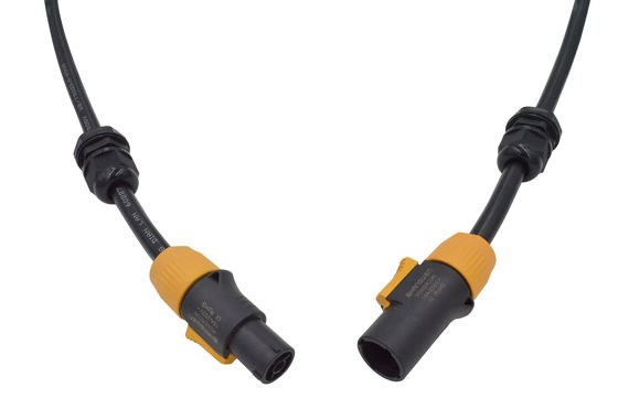 Waterproof Powercon Female Plug Connector IP65 3 Conductor 20A 250V