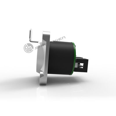 IP44  Rj45 Connector Industrial Solder Male Female 8pin Horn Straight Plug