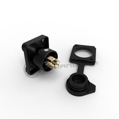 اتصال دهنده XLR صوتی در فضای باز ضد آب 5 پین اتصال دهنده مرد