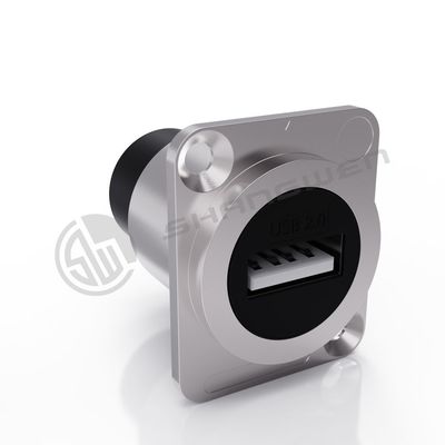 Ip65 پنل ضد آب اتصال 4 پین اتصال صوتی و ویدیویی برای کابل داده