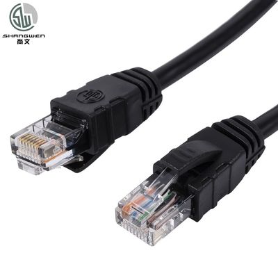 کابل اتریتن پی وی سی دور Cat6a UTP Patch Cord 24AWG 4 Pair Black / Gary 4P