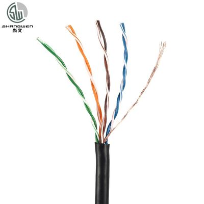28awg Short Body FTP Patch Cord Rj45 Cat5e 4P Ethernet Communication Cable