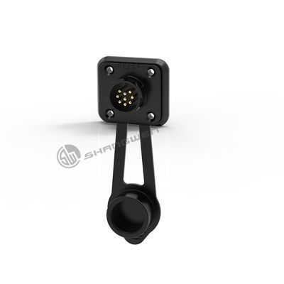 کانکتور ضد آب صنعتی 9 پین سوکت مرد IP67