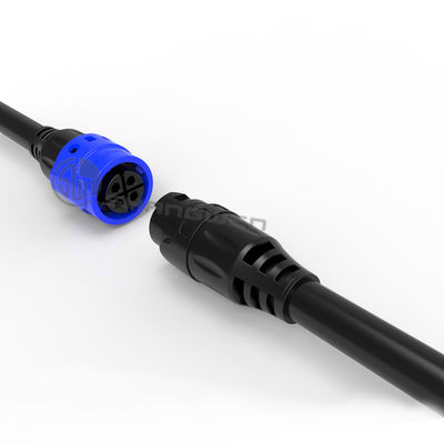 IP67 M19 Connector 4 Pin  Waterproof Female Connector For industrial Solder Cable