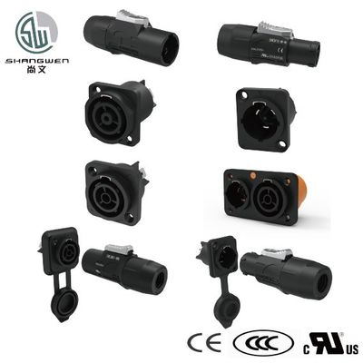 لامپ برق بیرونی LED IP65 ضد آب اتصال 3Pin 250V Speakon برای لوازم جانبی الکترونیک صنعتی