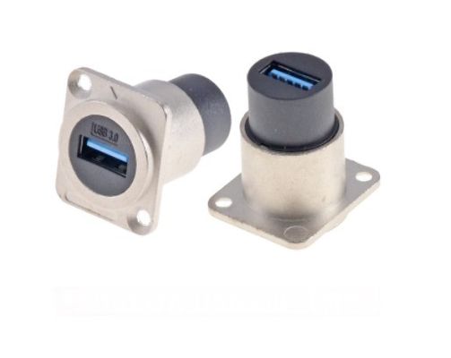 Zinc Alloy USB 3.0 Data Connector for Audio Data Transfer Dustproof and Durable Design