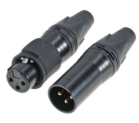 لوازم جانبی الکترونیک صنعتی ماده ضد آب 3 پین اتصال XLR برای صوتی و ویدئو در خارج و ضد آب