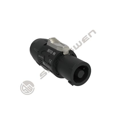 CQC کانکتور برق ضد آب مشکی پلگ پاورکن 250V 20A