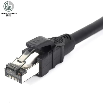 Cat5e FTP شبکه اترنت اینترنت کابل سیم پیچ RJ45 24AWG 4P 4pair CE UL چند تکه مس پیچ نرم CCA BC Conductor