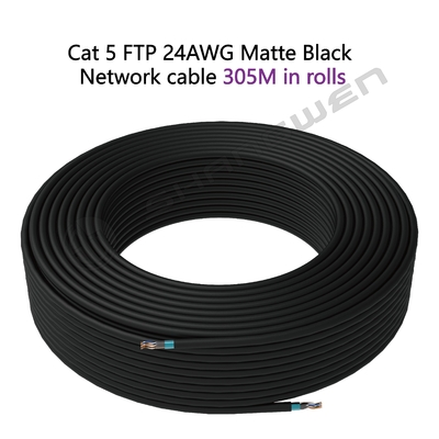 High Quality FTP Cat5e 24awg LAN Cable Wholesale Communication Patch Cord Cable for Network Cat5E