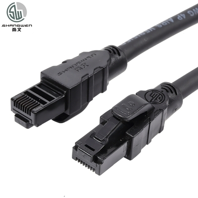 کابل شبکه CAT6 UTP شیلددار با کانکتورهای RJ45 و 100% مس بدون اکسیژن دارای گواهینامه CE UL