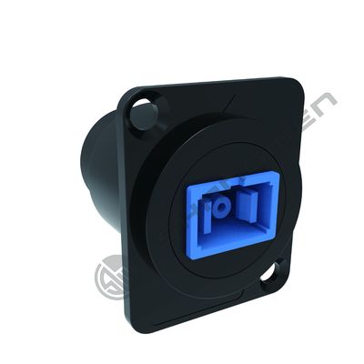 SC Fiber Optic Panel Mount Coupler Embedded Threaded Fixed Mount Adapter SC Female to Female Coupler Single Mode Network