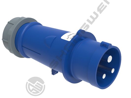 IP44 Industrial CEE/IEC Industrial Plug Connector 16A 6H 250V  Dustproof  2P+E Industrial Socket 3P Female Male Plug