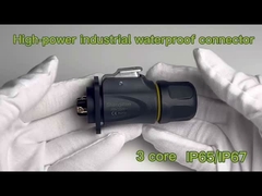 اتصال دهنده مرد زن با قدرت بالا IP65 IP67 اتصال دهنده ضد آب 3 هسته ای در فضای باز