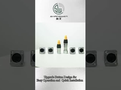 مدل ارتقاء دکمه فلزی IP65 ضد آب Rj45