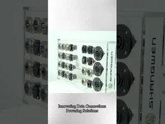 لوازم جانبی الکترونیک صنعتی کانکتور داده مربع آلیاژ روی برای داده های صوتی از طریق USB