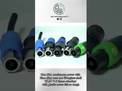 کانکتور کابل اسپیکون ماده 4 پین D شکل 4 قطبی به نر برای اتصال بلندگو