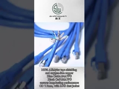 ODM Multi Core Copper Cable Network Data Ethernet Lan Cat6A UTP 4 جفت کابل 24 Awg