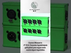 آڈیو DMX شبکه کابل گسترش دهنده MAXIMON 4 کانال با RJ45 به 4 XLR مرد زن